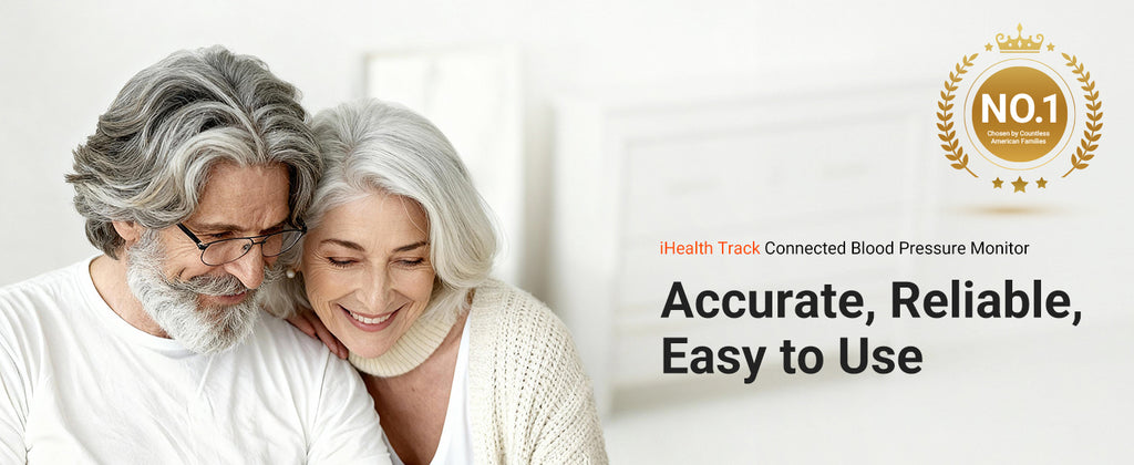 Track Smart Upper Arm Blood Pressure Monitor with Wide Range Cuff That fits Standard to Large Adult Arms, Bluetooth Compatible for iOS & Android Devices