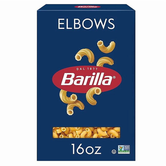 A&M Mart 1 x Barilla Elbows Pasta, 16 oz Box - Non-GMO Pasta product image