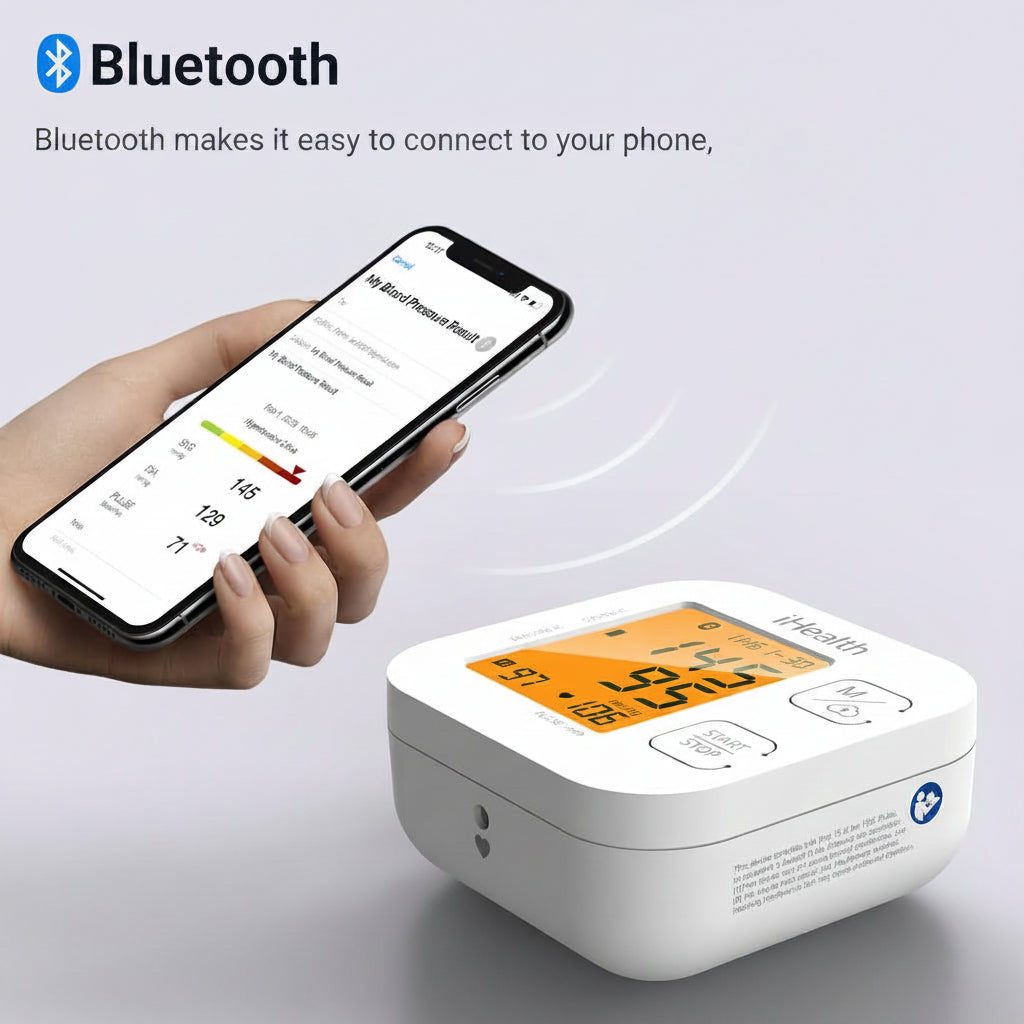 Track Smart Upper Arm Blood Pressure Monitor for Adults