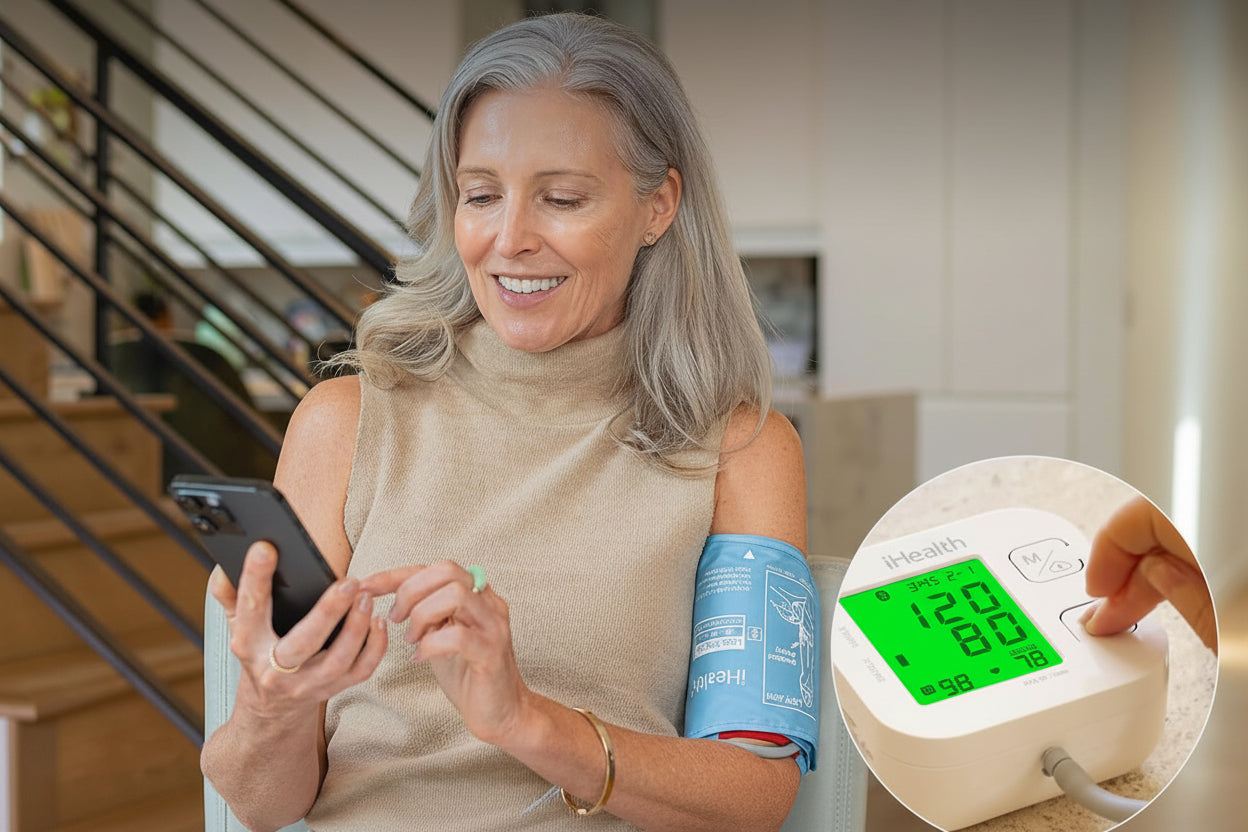 Track Smart Upper Arm Blood Pressure Monitor for Adults