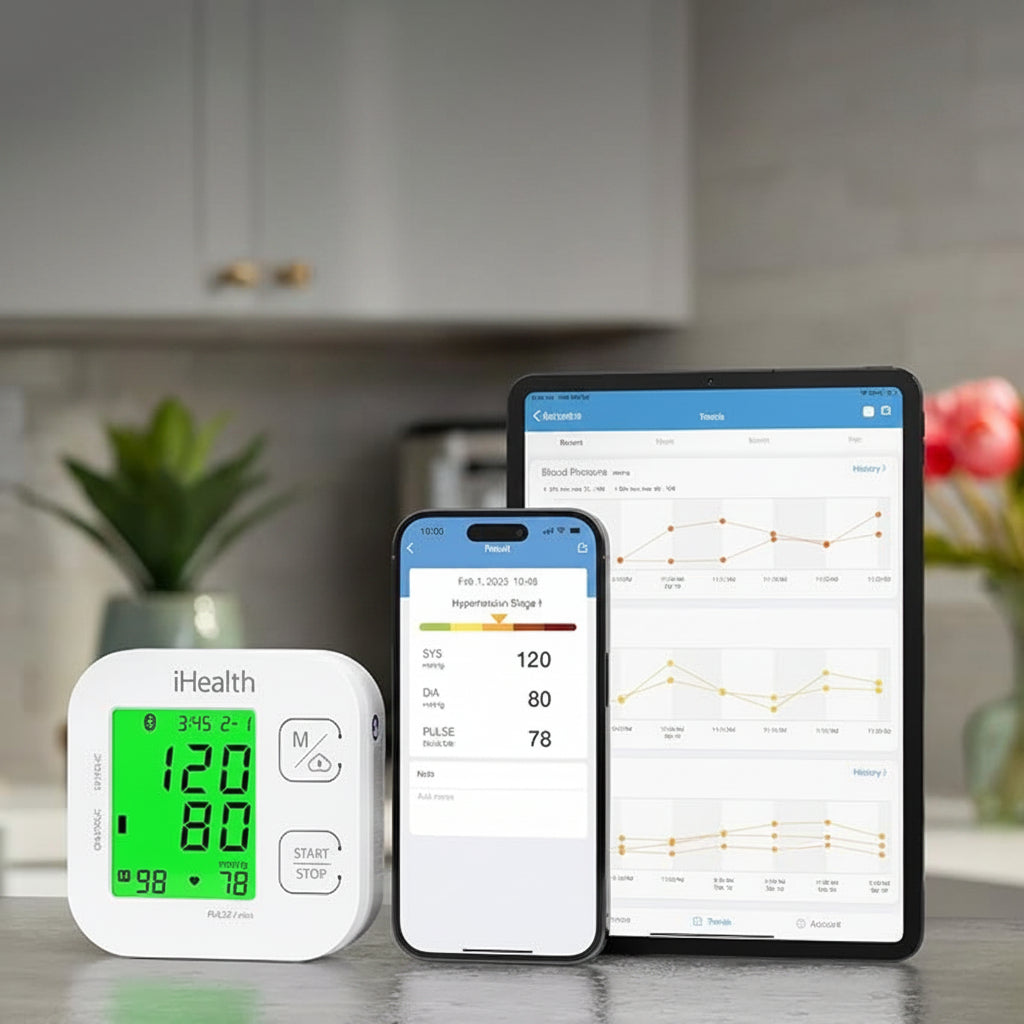 Track Smart Upper Arm Blood Pressure Monitor for Adults