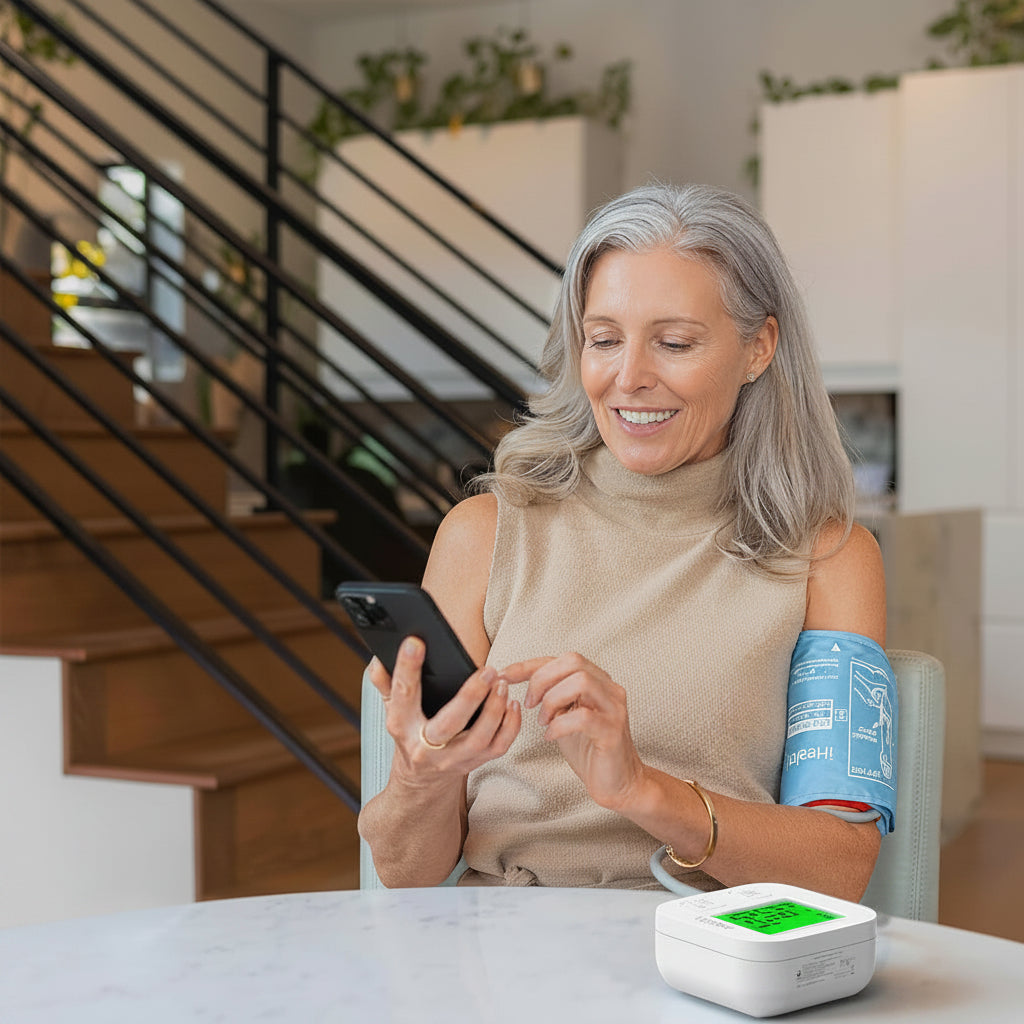 Track Smart Upper Arm Blood Pressure Monitor for Adults