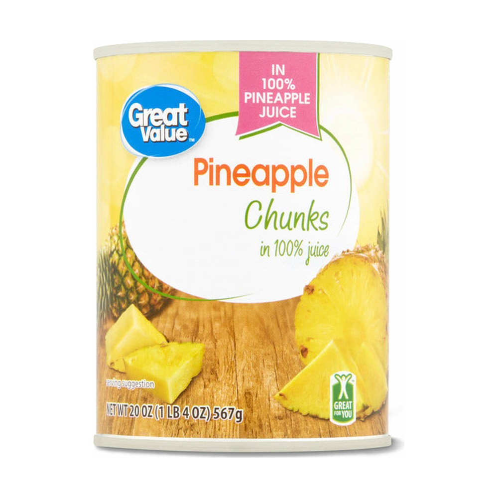 Great Value Pineapple Chunks In Fruit Juice