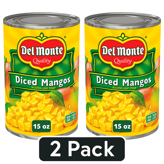 Del Monte (2 Pack) Del Monte Diced Mango in Extra Light Syrup Canned, Jarred & Cup Fruits product image