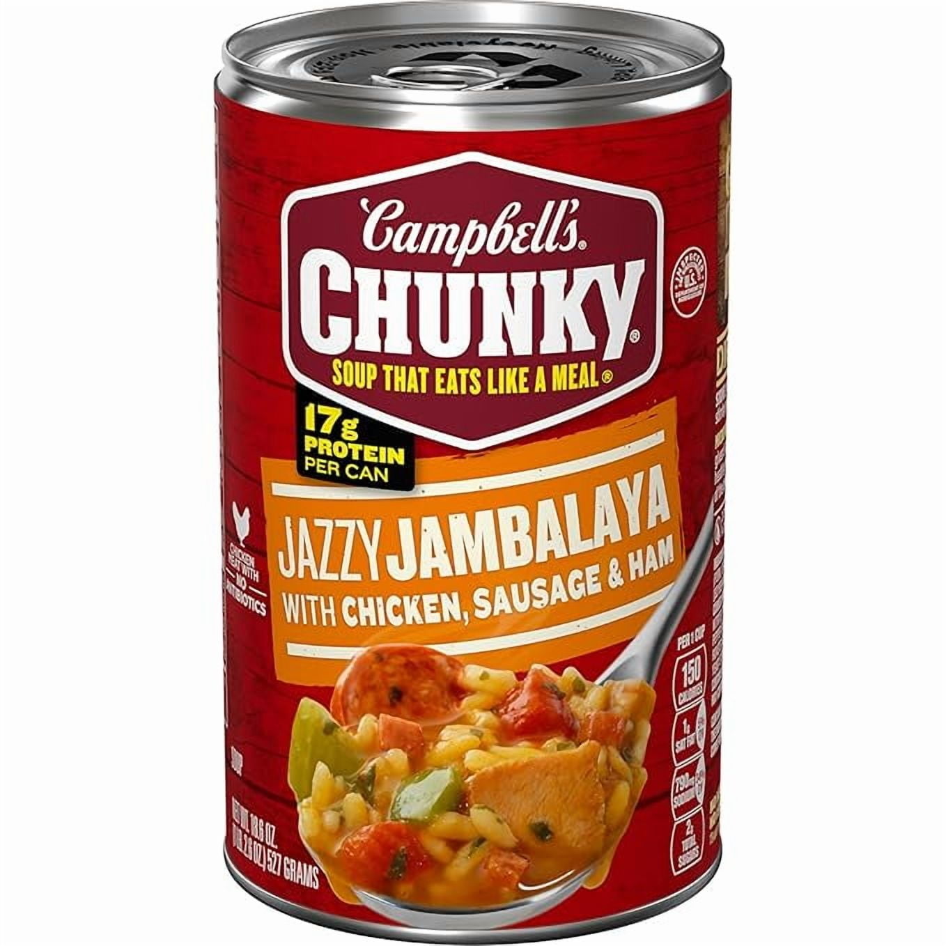 Z Traders (1 pack) Campbells Chunky Soup, Jazzy Jambalaya with Chicken Prepared & Packaged Soups product image