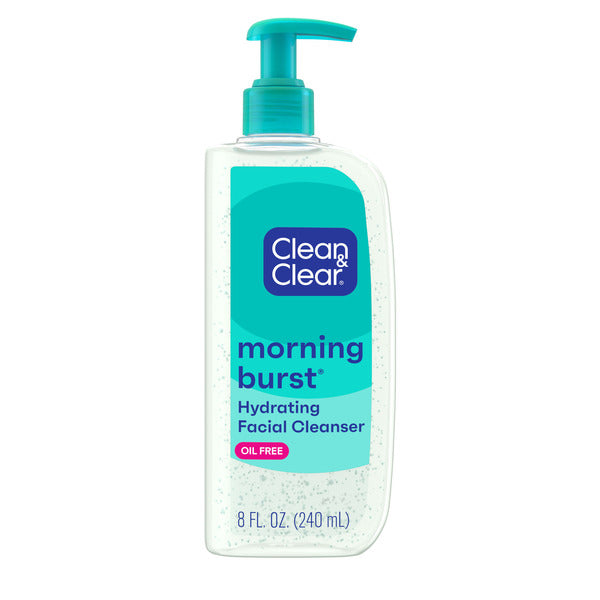 Clean & Clear Morning Burst Hydrating Face Wash with BHA, 8 fl. oz - Image 1