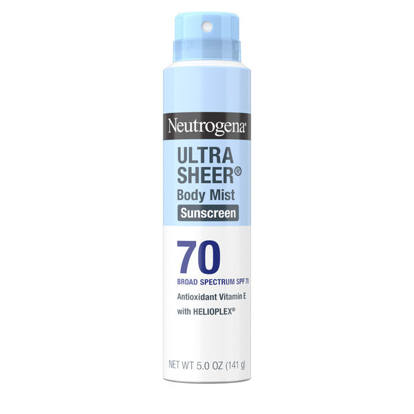 Neutrogena Ultra Sheer Lightweight Sunscreen Spray, SPF 70 - Image 1