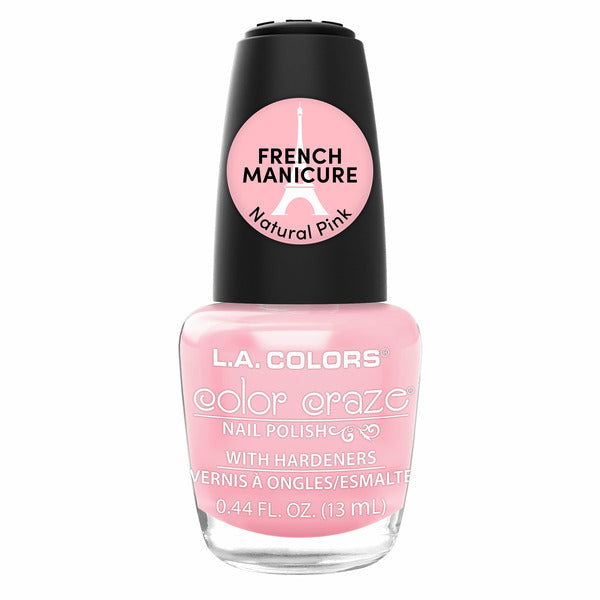 L.A. COLORS Color Craze French Manicure Nail Polish - Natural Pink - Image 1