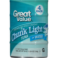 Great Value Chunk Light Tuna in Water - Image 1
