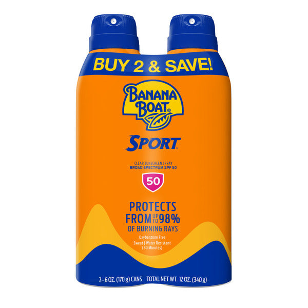 Banana Boat Ultra Sport Clear Spray Broad Spectrum Sunscreen - Image 1