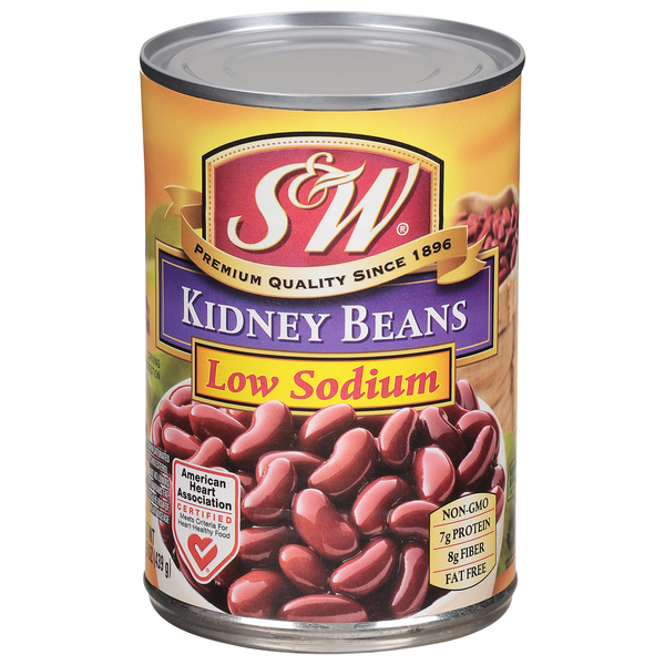 S&W Kidney Beans, Low Sodium - Image 1