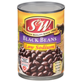 S&W Black Beans, Low Sodium - Image 1
