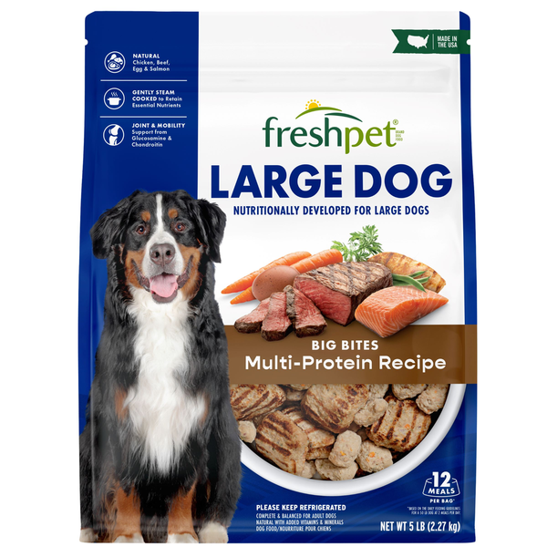 Freshpet Large Breeds Dog Food, Fresh Multi Protein Recipe - Image 1