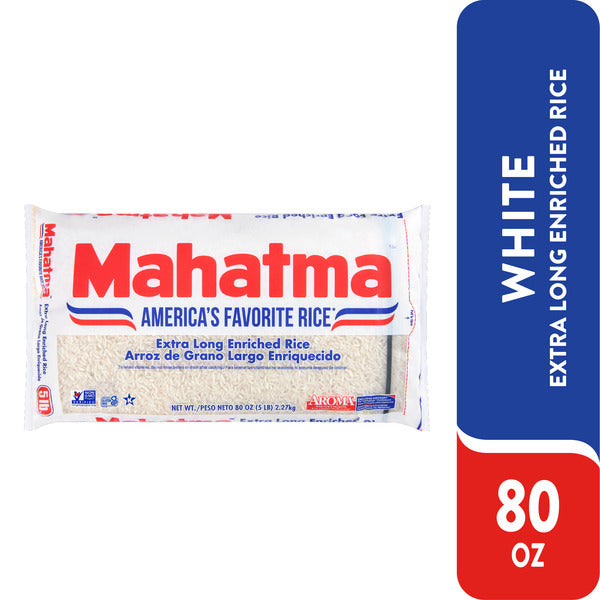 Mahatma Extra Long Grain White Rice, Enriched Rice, Gluten Free Rice, Uncooked Rice - Image 1