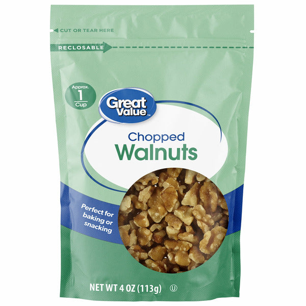 Great Value Chopped Walnuts - Image 1