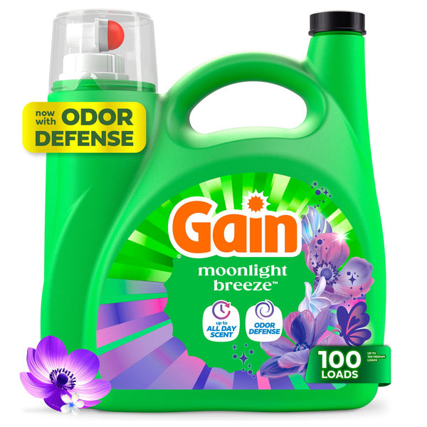 Tide Liquid Laundry Detergent, April Fresh Scent - Image 1