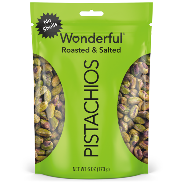 Wonderful No Shells Roasted & Salted Pistachios - Image 1