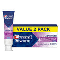 Crest 3DWhite Advanced Toothpaste, Radiant Mint, 3.3 oz, 2 Pack - Image 1