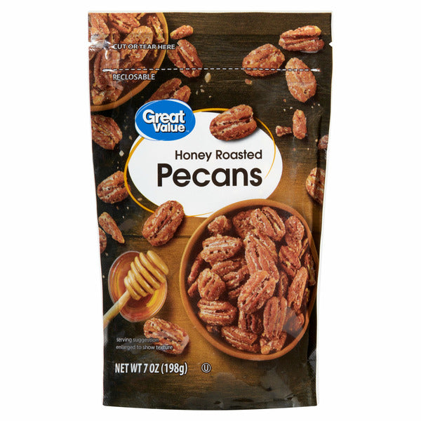 Great Value Honey Roasted Pecans - Image 1