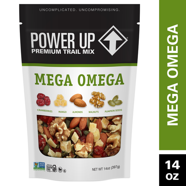 Gourmet Nut Power Up Premium Trail Mix, Mega Omega - Image 1