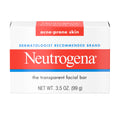 Neutrogena Facial Cleansing Soap Bar for Acne-Prone Skin, 3.5 oz - Image 1