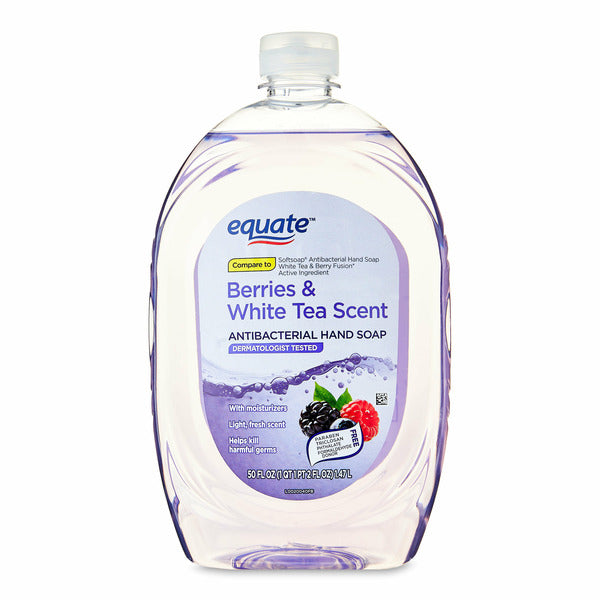 Equate Berries & White Tea Scent Antibacterial Liquid Hand Soap - Image 1