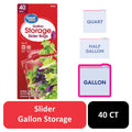 Great Value Gallon Storage Slider Zipper Bags - Image 1