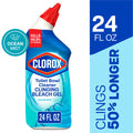 Clorox Toilet Bowl Cleaner, Clinging Bleach Gel, Ocean Mist - Image 1