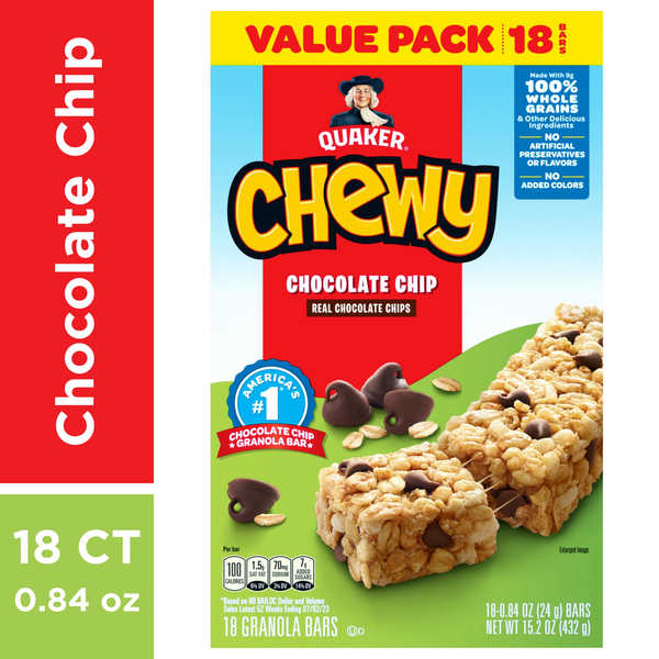 Great Value Variety Pack Family Pack Chewy Assorted Granola Bars - Image 1