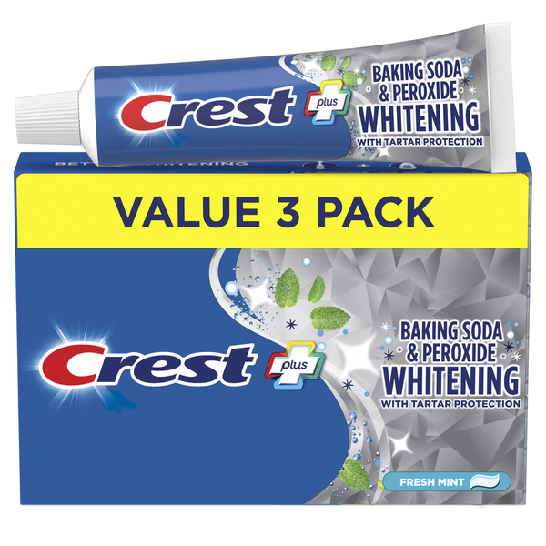 Crest Soda & Peroxide Whitening Toothpaste, Fresh Mint - Image 1