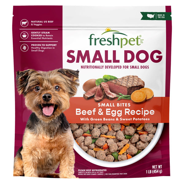 Freshpet Fresh Beef Recipe, Grain Free Small Dog Food - Image 1