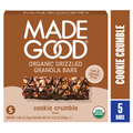 MadeGood Cookie Crumble Chocolate Drizzled Granola Bars - Image 1