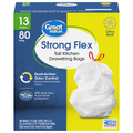 Great Value Strong Flex 13 Gallon Citrus Burst Tall Kitchen Drawstring Bags - Image 1
