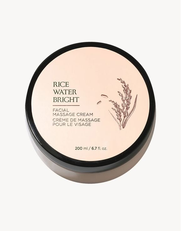 The Face Shop Rice Water Bright Facial Massage Cream 1 The Face Shop Rice Water Bright Facial Massage Cream