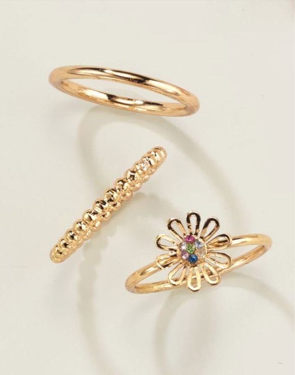 Delicate Garden Ring Set 2 Delicate Garden Ring Set - Image 2
