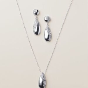 Radiant Pavé Teardrop Set