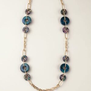 Luminous Tides Link Necklace