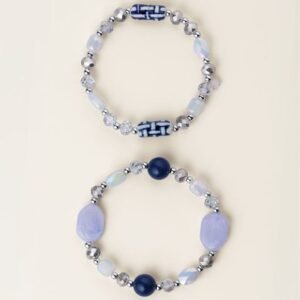 Azure Meadow Bracelet Set