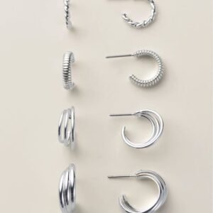 Contour Links Earring Set